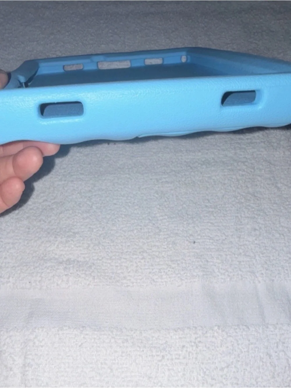 Samsung Light Blue Kids Tablet Case with Playful Stickers